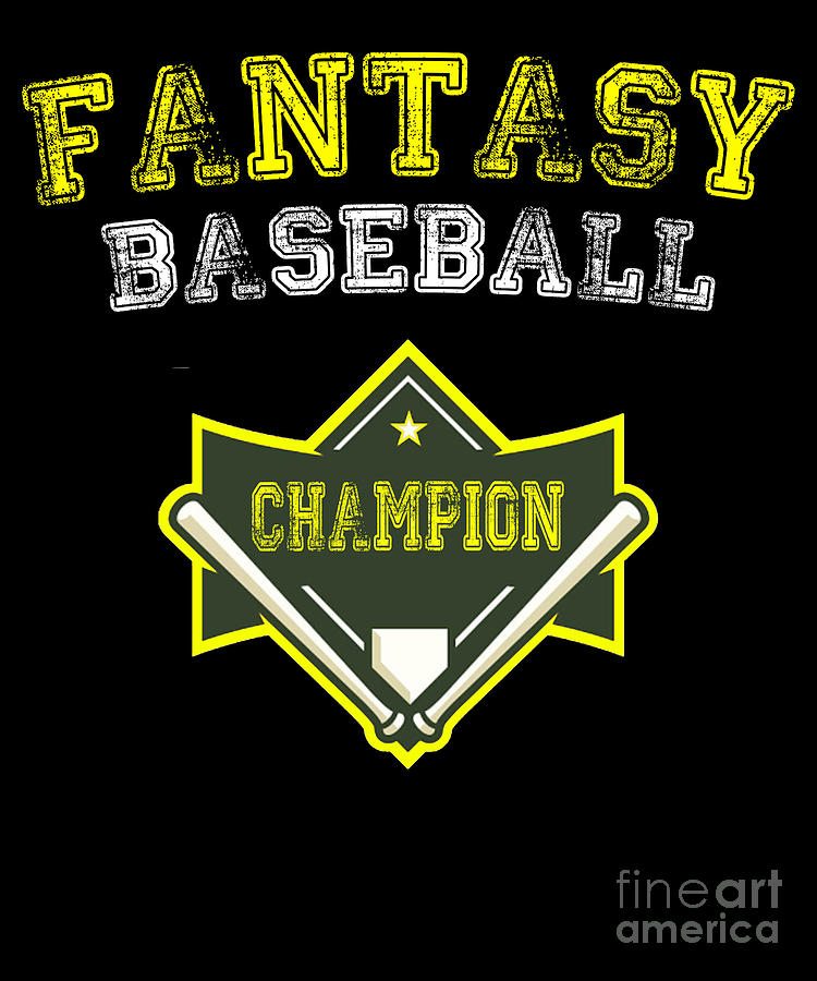 Fantasy Baseball Champion Shirt Digital Art by Funny4You - Pixels