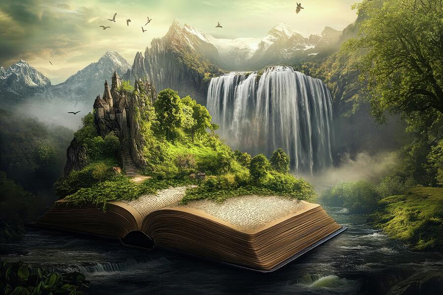 Fantasy Book Imagination 01 Digital Art by Matthias Hauser Fantasy Book Imagination 01 Digital Art by Matthias Hauser