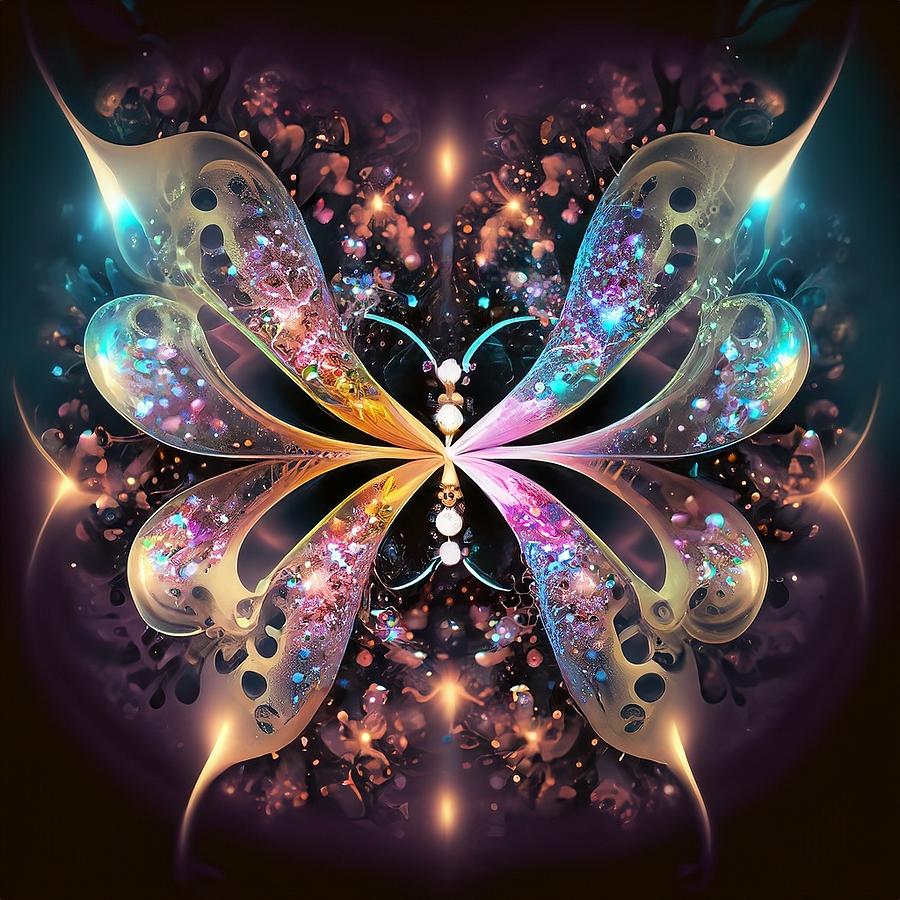 Fantasy Butterfly Digital Art by Camille Lopez