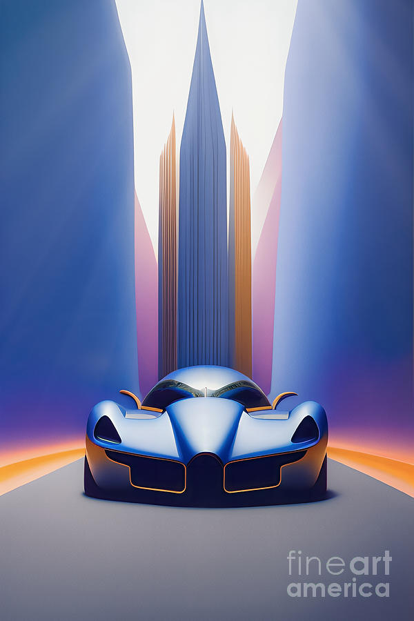 Fantasy Car Art - 1 Digital Art by Philip Preston