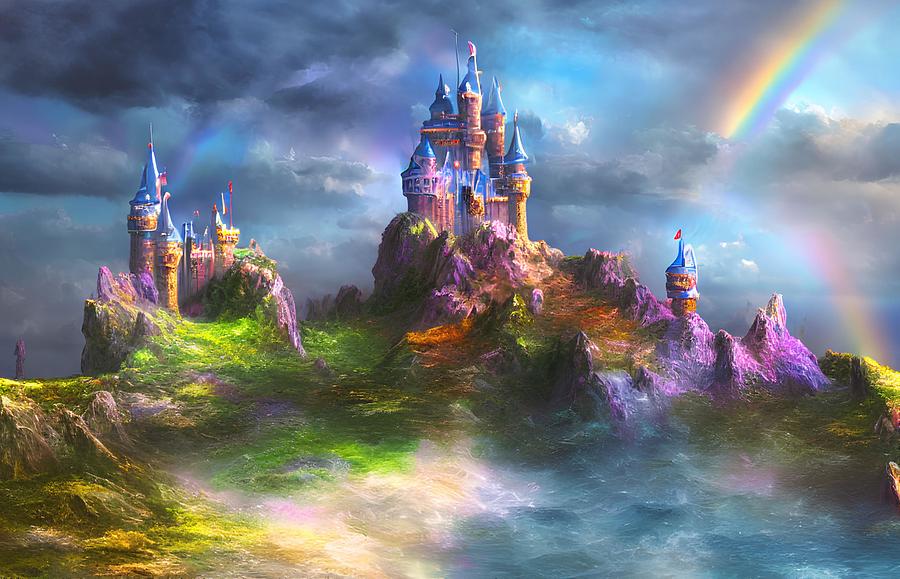 Fantasy Castle Digital Art by ART of ZNEROL - Fine Art America