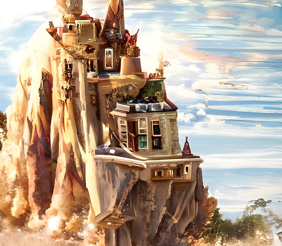 Fantasy Castle Digital Art by Paul Lamar - Pixels