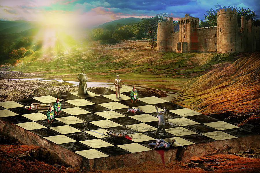Fantasy - Chess is a very dangerous game Photograph by Mike Savad
