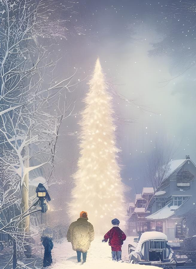 Fantasy Christmas Tree 2 Digital Art by Beverly Read