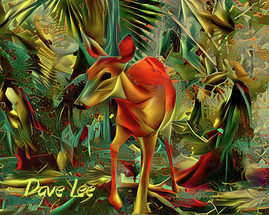 Fawn Fantasy  Digital Art by Dave Lee