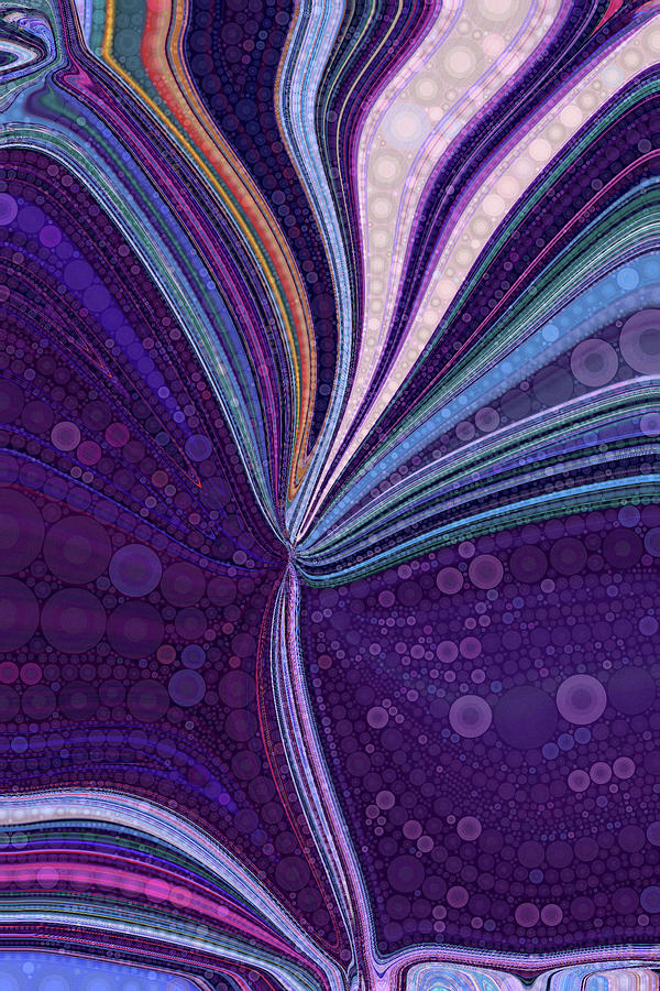 Fantasy Flower - Purple Passion Digital Art by Peggy Collins