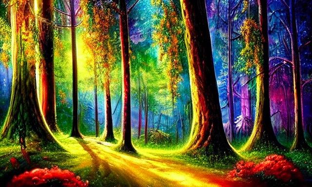 Fantasy Forest Digital Art by Beverly Read