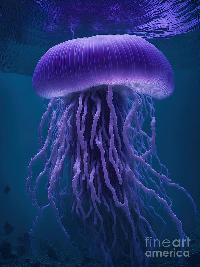 Fantasy Jelly Fish Digital Art by Michelle Meenawong