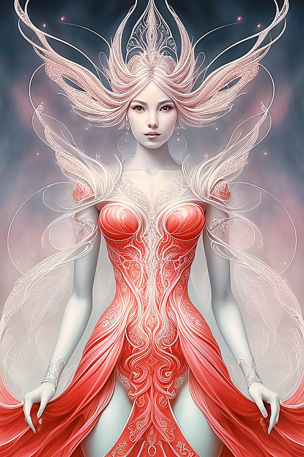 Fantasy Digital Art - Fantasy Princess by Manjik Pictures