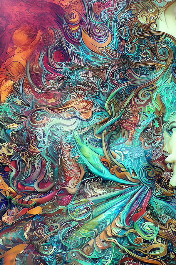 Fantasy Psychedelic Digital Art by Ervina Anandhita - Fine Art America