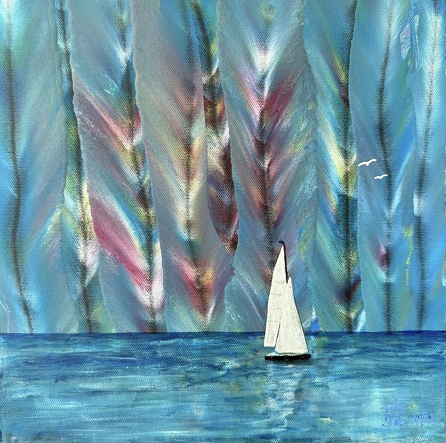 Fantasy Sail Painting by Tony Rodriguez