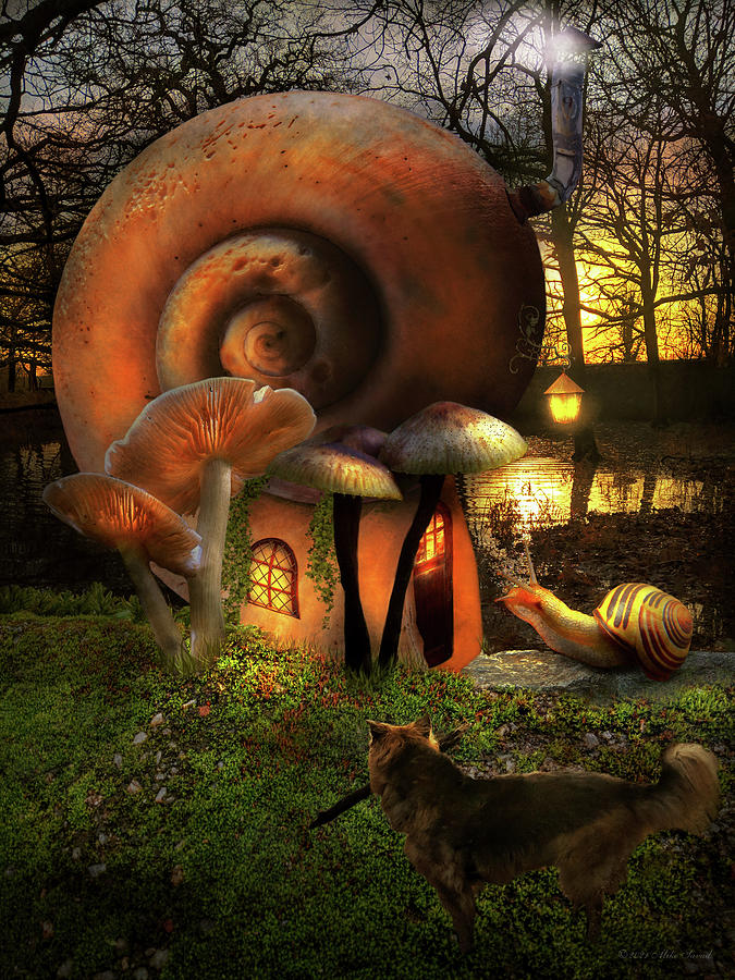 Fantasy - The Snailsman Photograph by Mike Savad