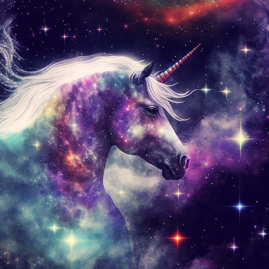 Fantasy unicorn, magic unicorn 4 by Andra Design