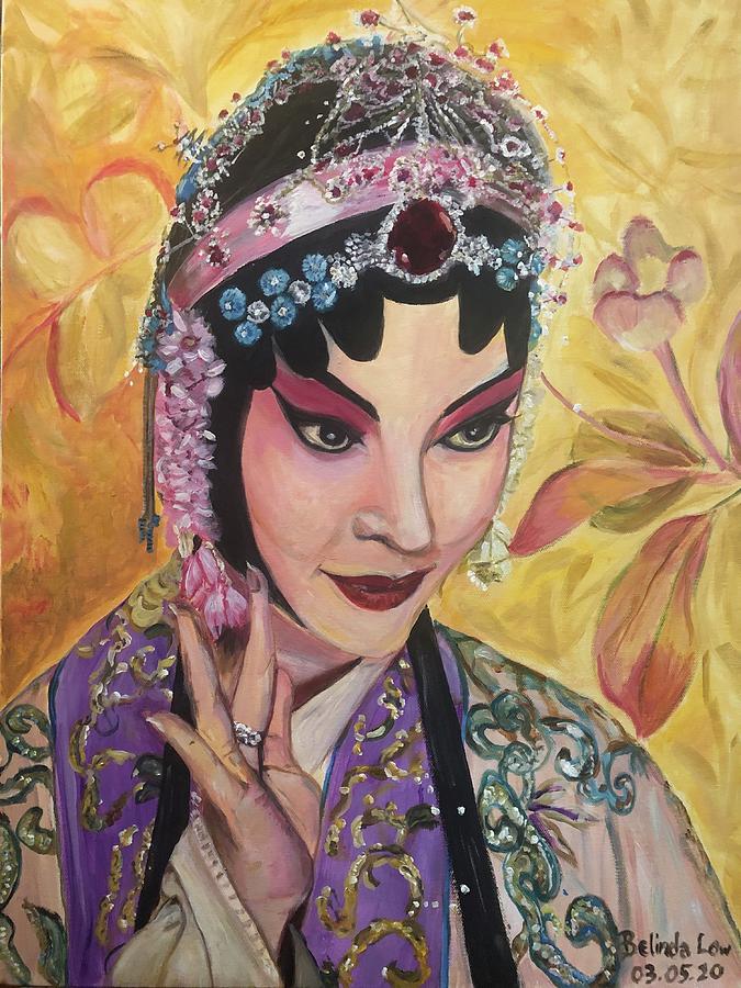 Farewell My Concubine-2 Painting by Belinda Low
