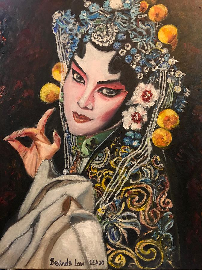 Farewell My Concubine Painting by Belinda Low