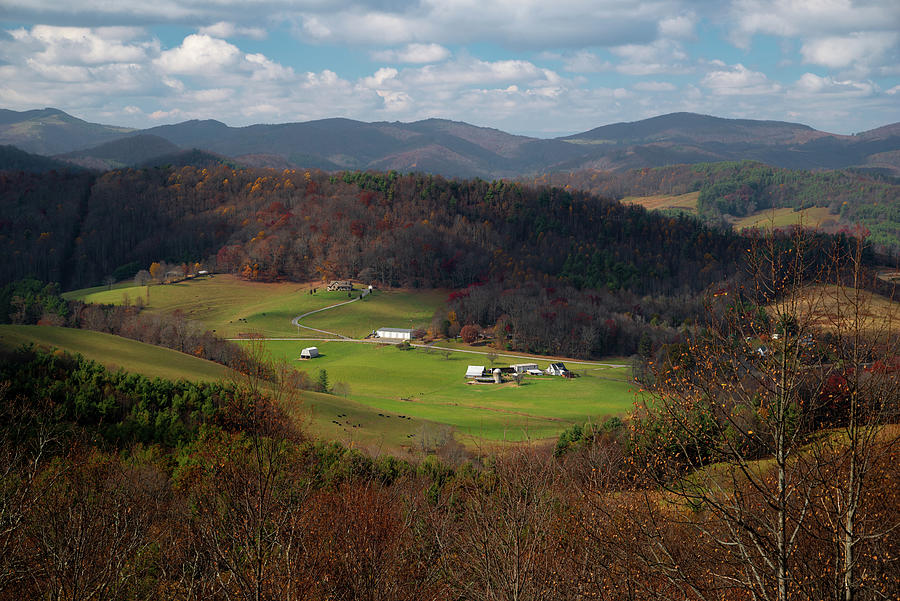 Farm Along the Blue Ridge Parkway I Photograph by William Dickman
