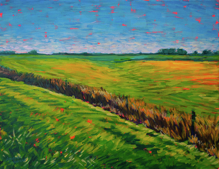 Farm Country Painting by Amanda Schwabe Farm Country Painting by Amanda Schwabe