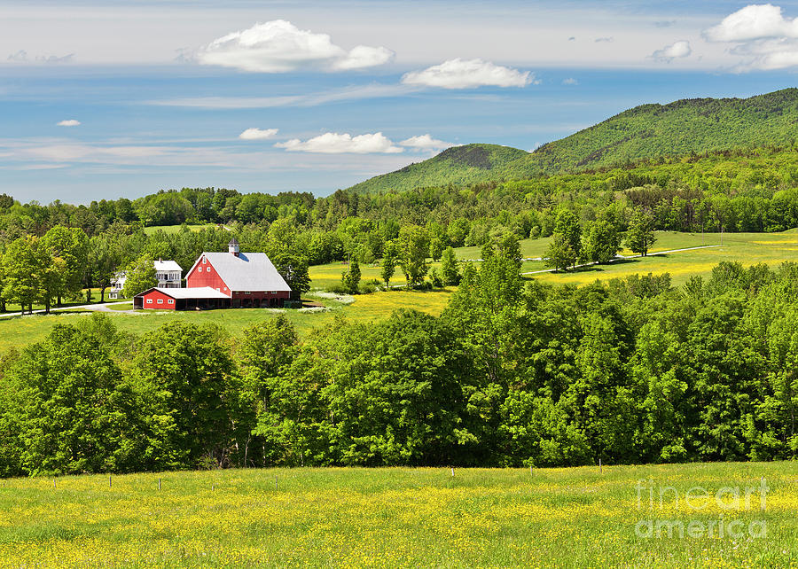 Farm Country Spring Landscape Photograph