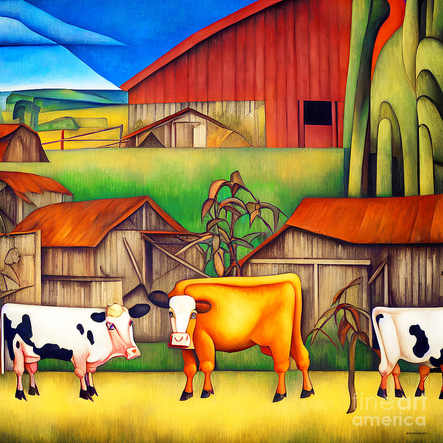 Farm Cows 20221207j Photograph by Wingsdomain Art and Photography