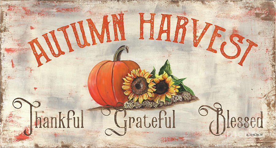 Fall Painting - Farm Fresh Pumpkins 3 by Debbie DeWitt