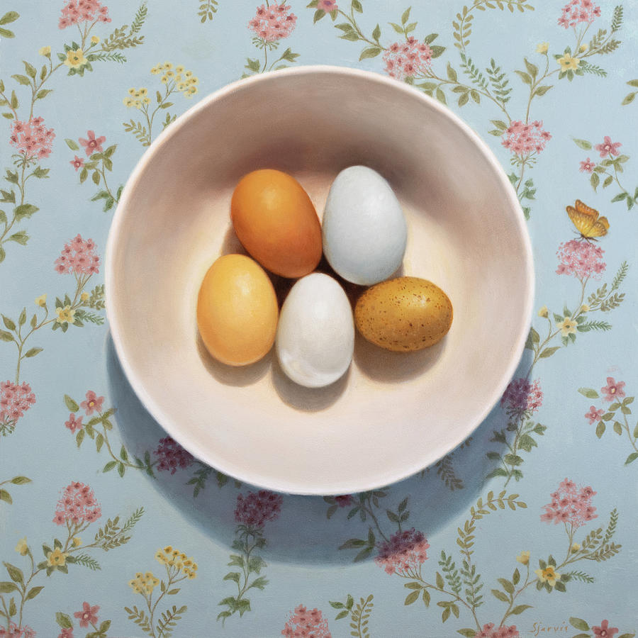 Egg Painting - Farm Fresh by Susan N Jarvis