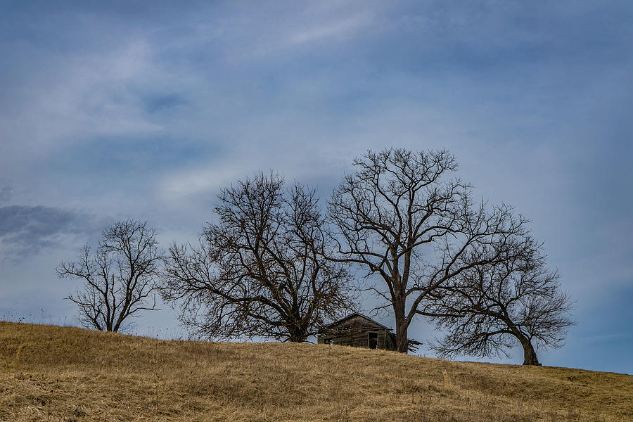 Landscape Photograph - Farm House On A Hill by Scott Smith Landscape Photograph - Farm House On A Hill by Scott Smith
