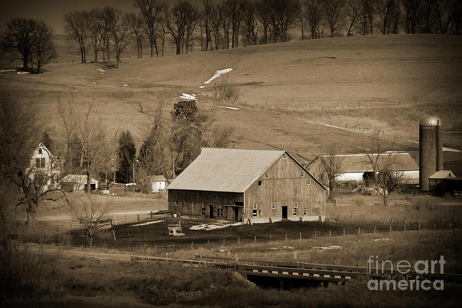 Farm In The Valley Photograph by Kirt Tisdale