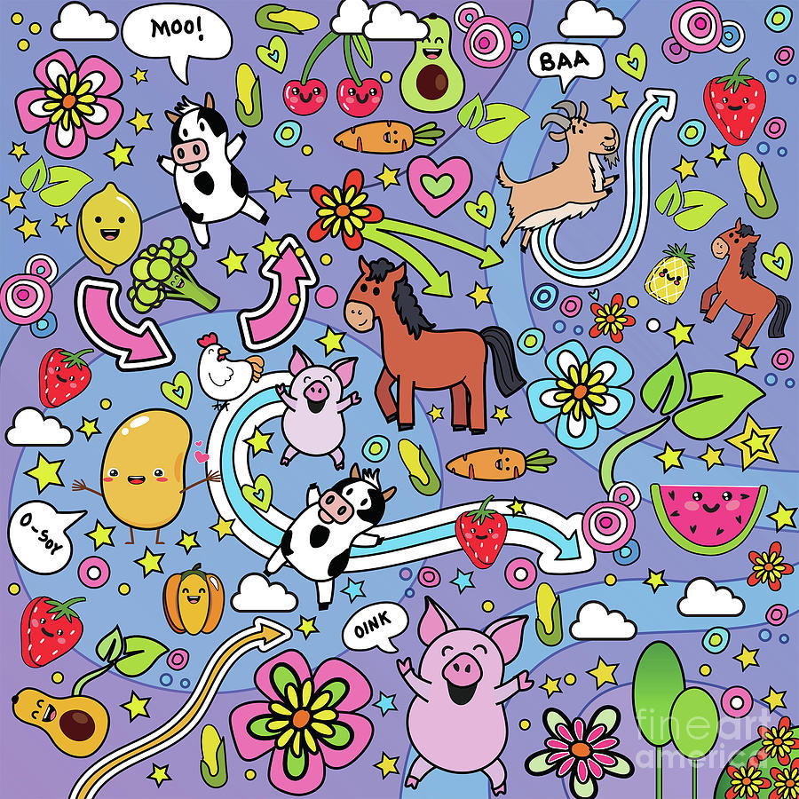 Farm-pattern Painting by Remy Francis Farm-pattern Painting by Remy Francis