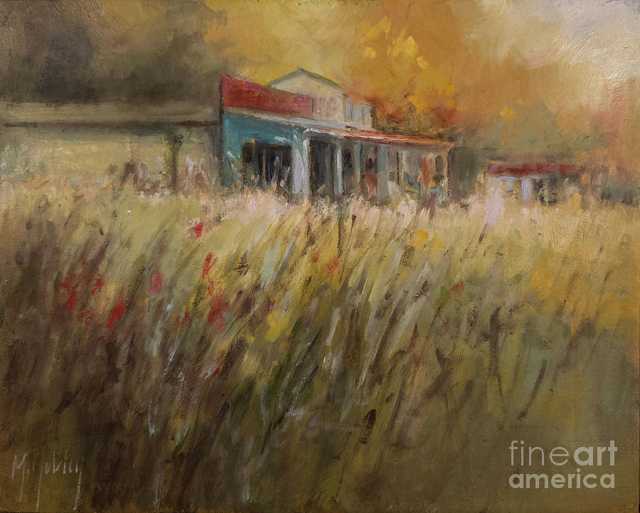 Farm Stand Painting by Mary Hubley
