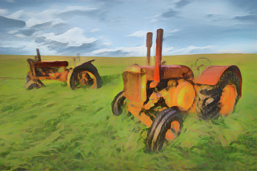 Farm Tractors 1 DecorArt Photograph by Dan Carmichael