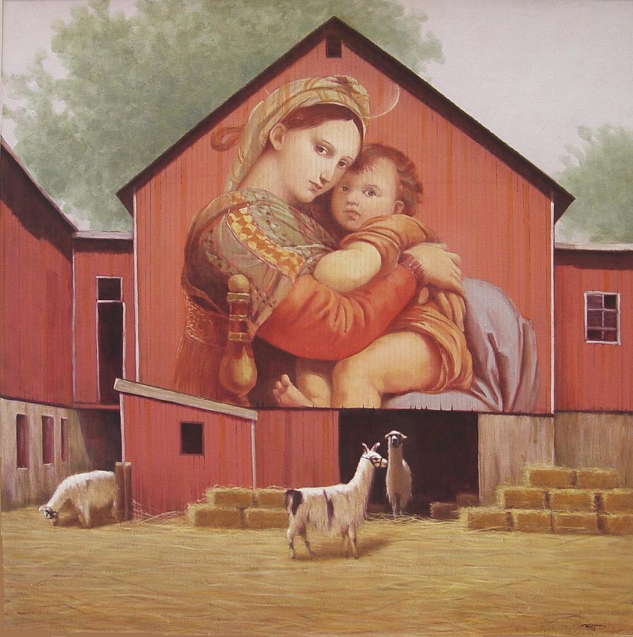 Farm Painting by Zusheng Yu