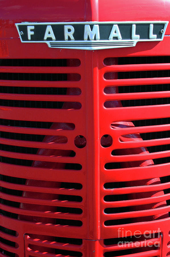 Farmall Grill Photograph by Norma Appleton