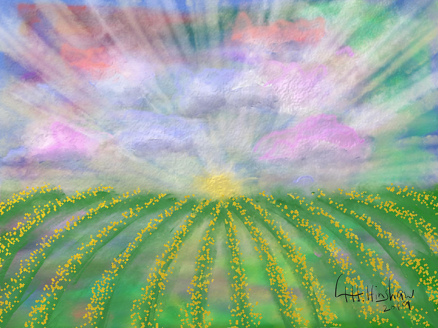 Farmers Heaven Painting by Lisa Hinshaw