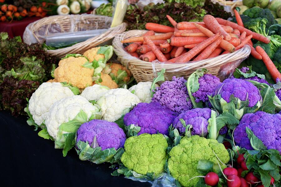 Farmers Market, Colorful Photograph by Masha Batkova