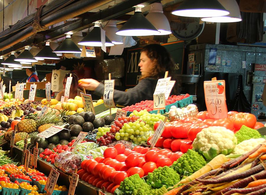 Farmers Market Photograph By Jessica Lamson 