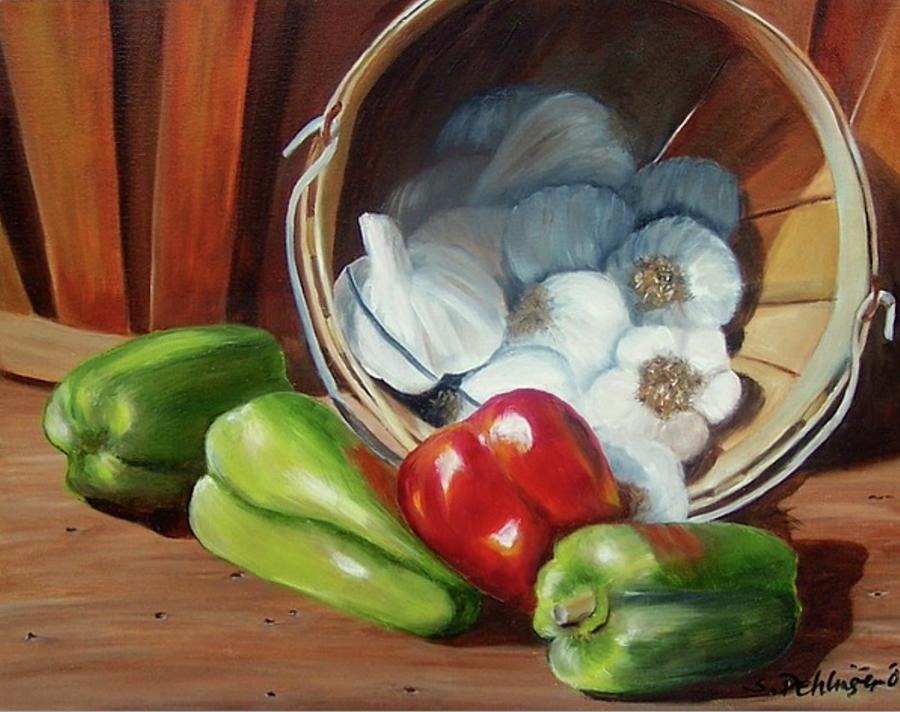 Farmers Market Painting by Susan Dehlinger