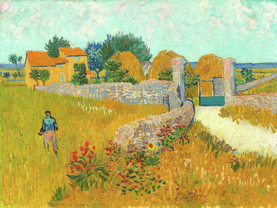 Farmhouse In Provence Painting
