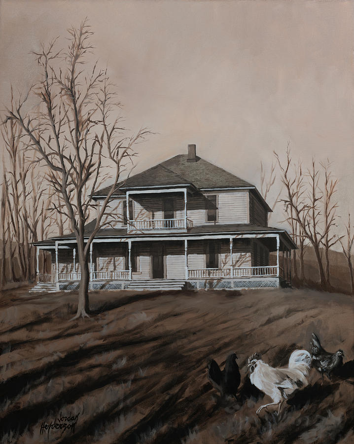 Farmhouse Painting by Jordan Henderson