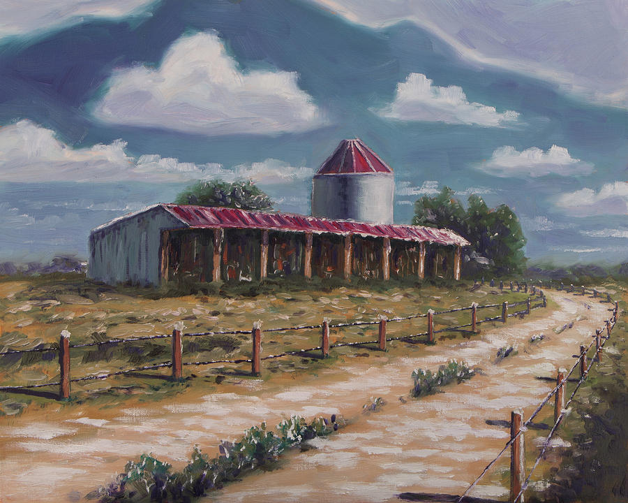 Farmland - 2020 Painting by Rob Blauser Farmland - 2020 Painting by Rob Blauser