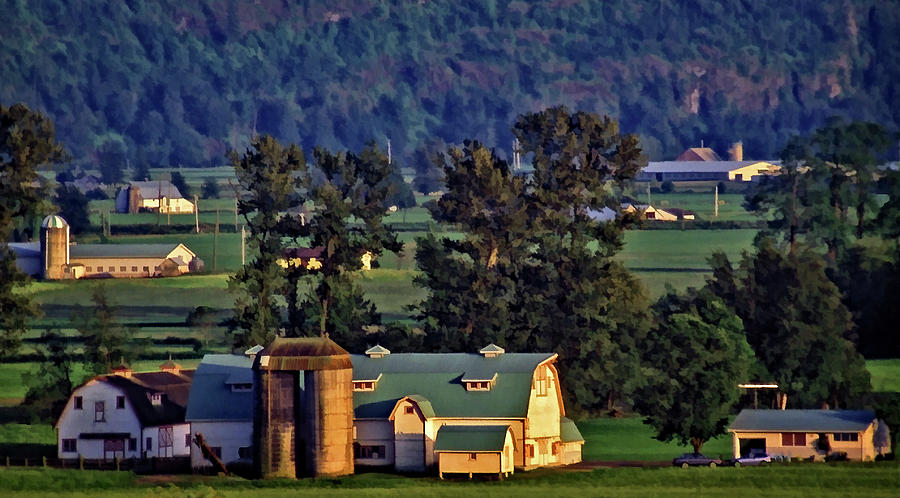 Farmland on a Lazy Afternoon by Richard Farrington Farmland on a Lazy Afternoon by Richard Farrington