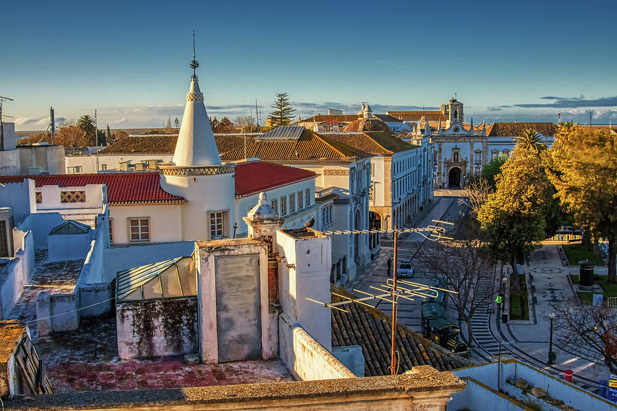 Faro Portugal rooftops in the morning light Photograph by Tatiana Travelways