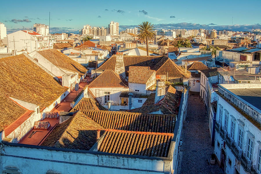 Faro Portugal Rooftops Photograph by Tatiana Travelways