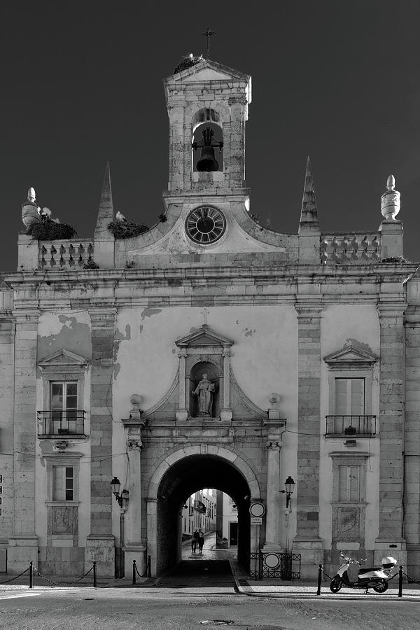 Faros old town main gate Arco da Vila. Portugal Photograph by Angelo DeVal