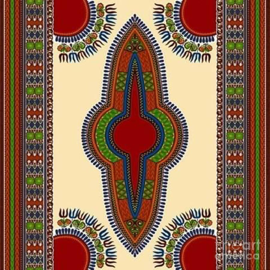 Fashiki Tapestry - Textile by Fania Simon