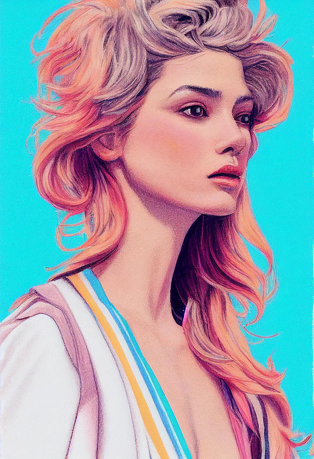 Fashion Illustration 04 Mixed Media by Sampad Art Fine Art America