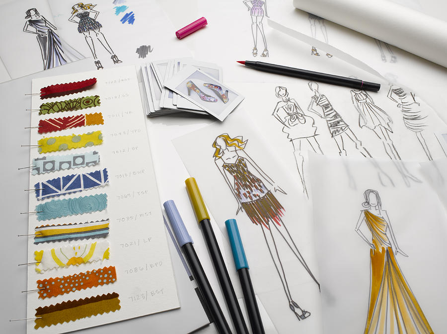 Fashion Sketches Still Life Photograph by Jeffrey Coolidge