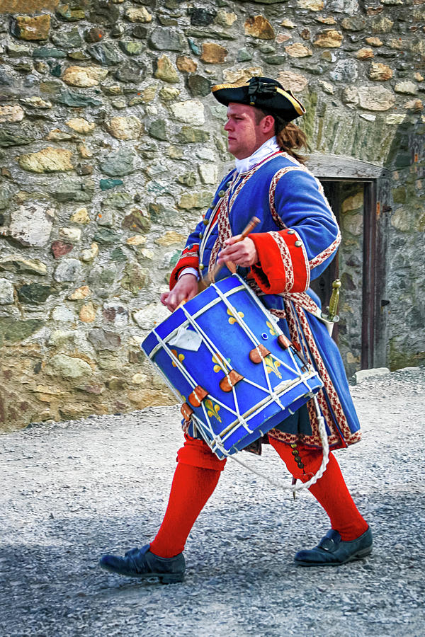 Fashionable 18th Century drummer Photograph by Tatiana Travelways