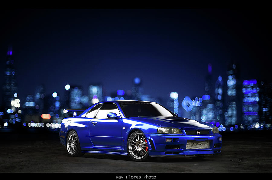 Fast and Furious R34 Skyline Photograph by Ray Flores - Pixels