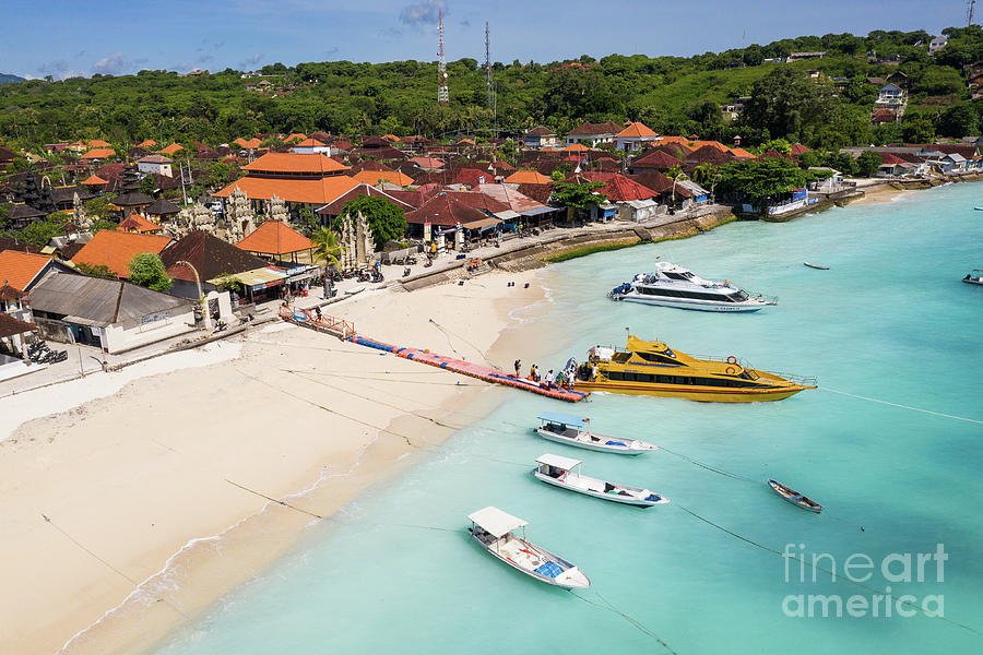 Fast Boat Ferry On The Beach On Nusa Lembongan Photograph By Didier ...