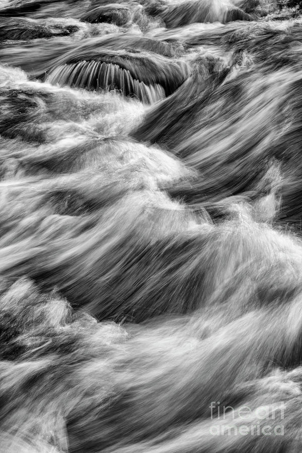 Fast Flow Monochrome Photograph by Tim Gainey